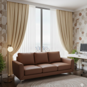 light brown leathrette